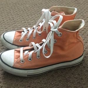 Orange High-top All Star Converse